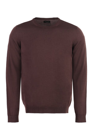 Merino wool crew-neck sweater-0